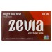 ZEVIA: Ginger Root Beer Soda 6Pk, 72 fo