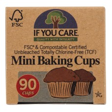 If You Care Baking Cups - Mini - Unbleached Totally Chlorine Free - 90 Count