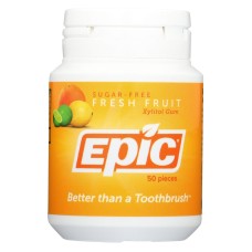 Epic Dental - Xylitol Gum - Fresh Fruit - 50 Pieces