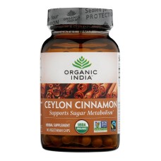 Organic India Organic Herbal Supplement -Cinnamon - 90 VCAP